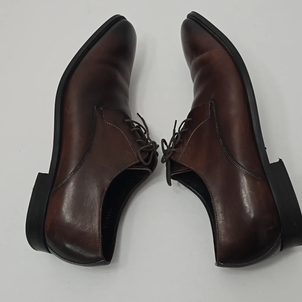 To Boot New York Italy Men's Dress Oxford Shoes Brown Ombre Leather Size 13